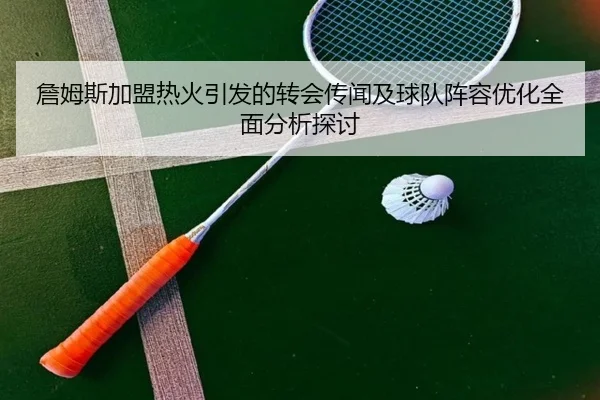 詹姆斯加盟热火引发的转会传闻及球队阵容优化全面分析探讨